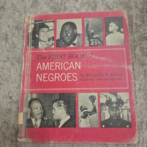 The First Book Of American Negroes 1966 By  Margaret B. Young With Photographs